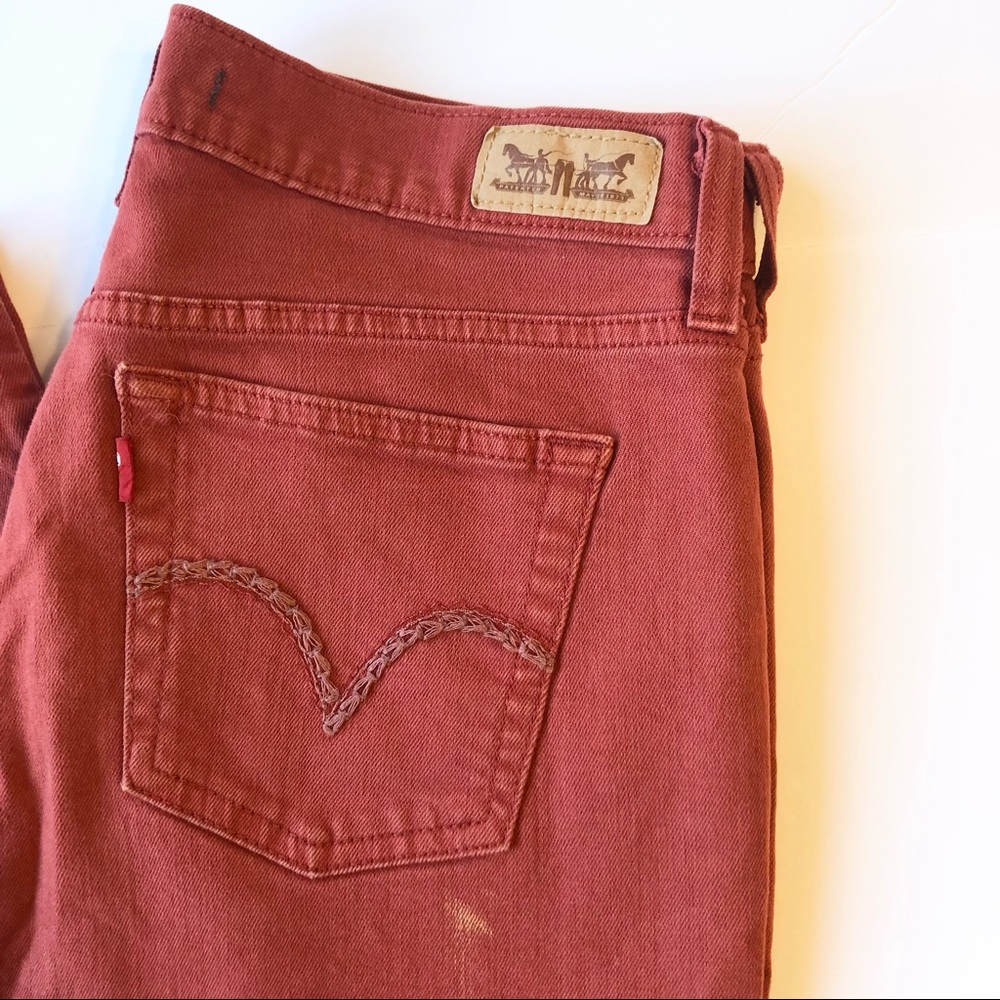 Levi’s 505 Straight leg Rusty Red jeans - Picture 3 of 8